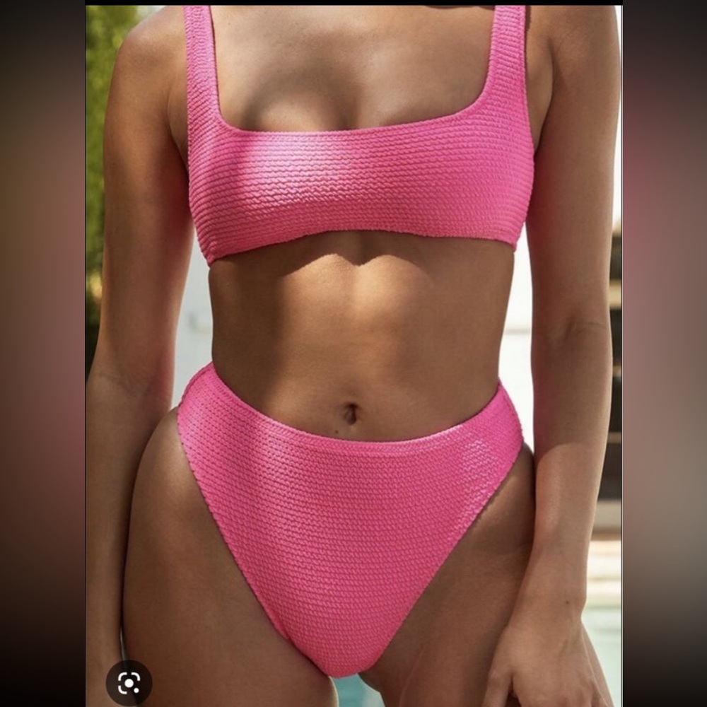 Pink Pacsun LA Hearts Scrunch Bikini